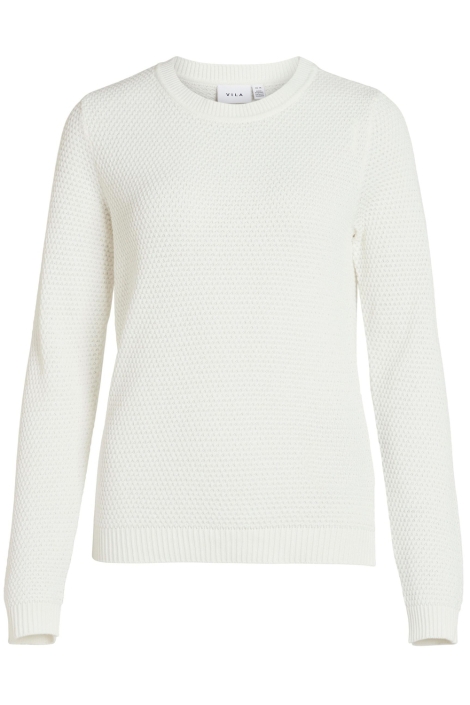 Vila vidalo o-neck l/s knit top/su - noo